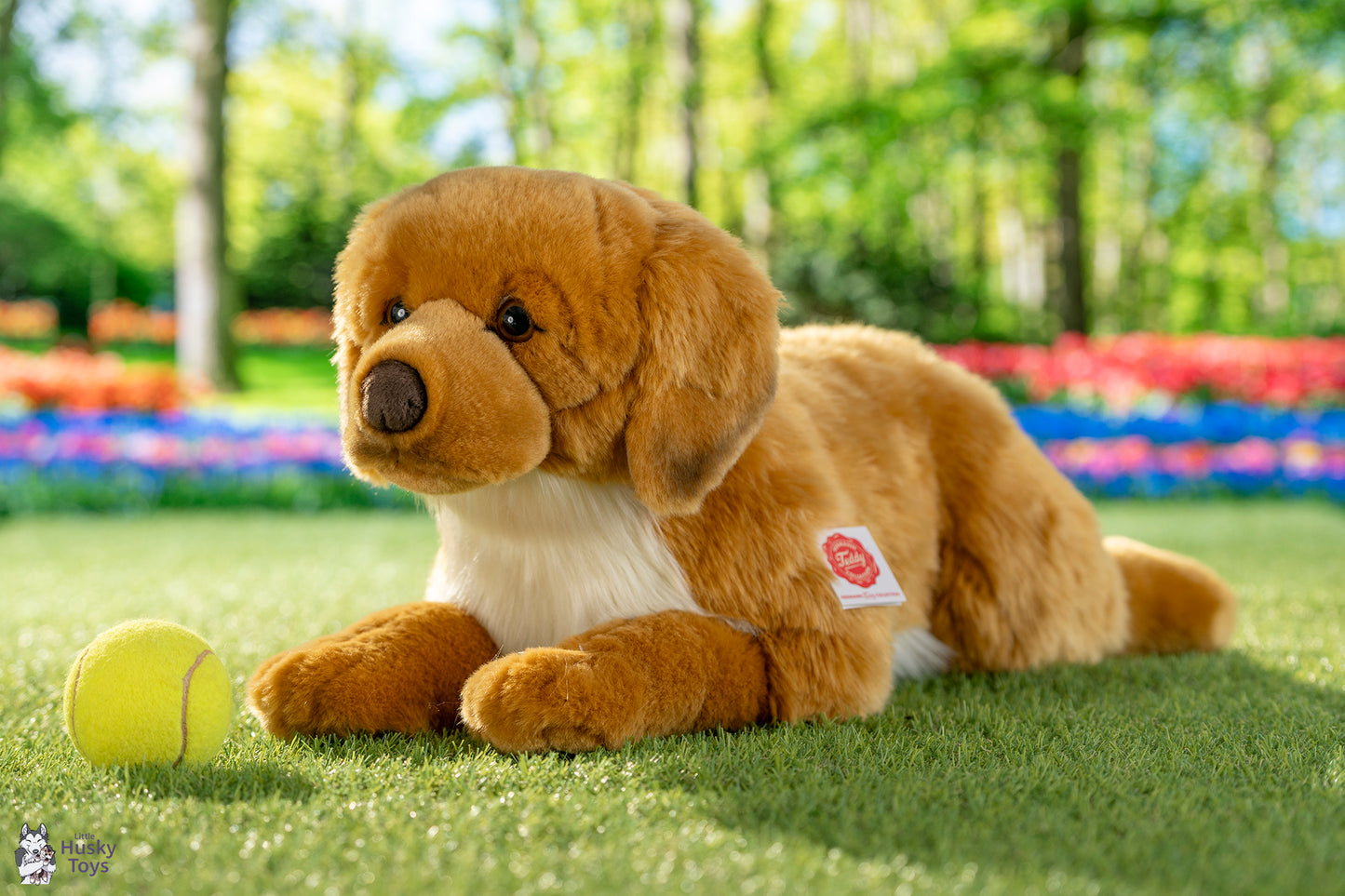 Teddy Hermann Amber Golden Retriever Lying 60cm