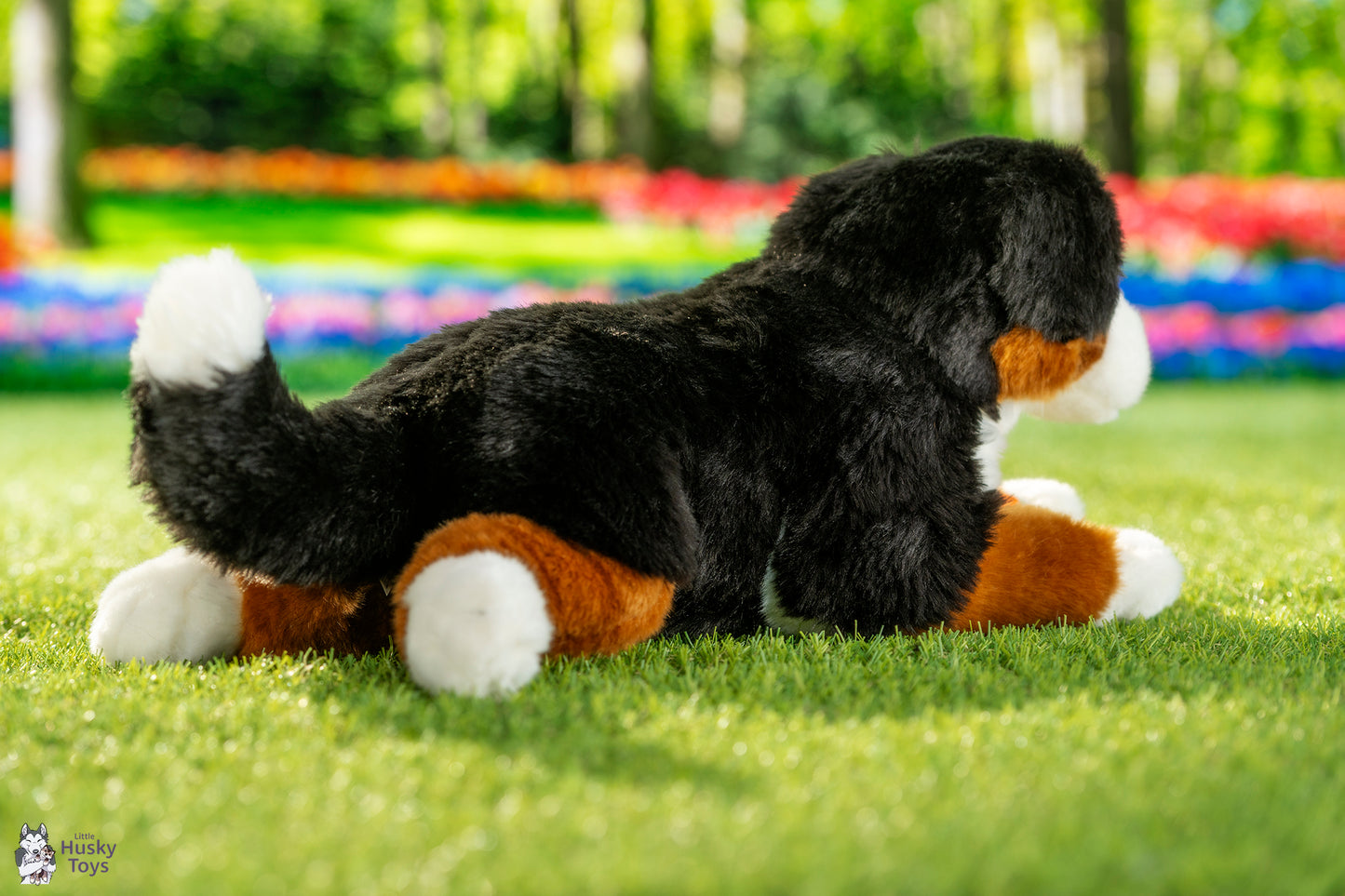 Teddy Hermann Bernese Mountain Dog Lying 40cm