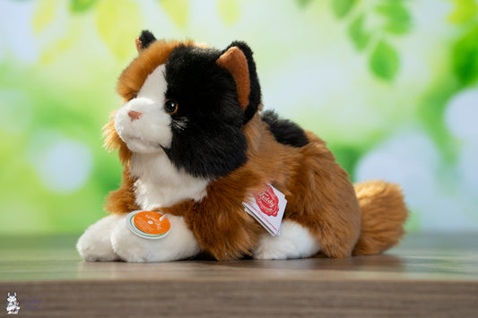 Teddy Hermann Lucky Cat Lying