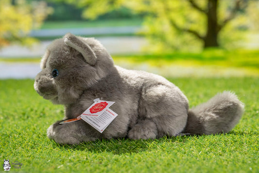 Teddy Hermann Chartreux Cat Lying