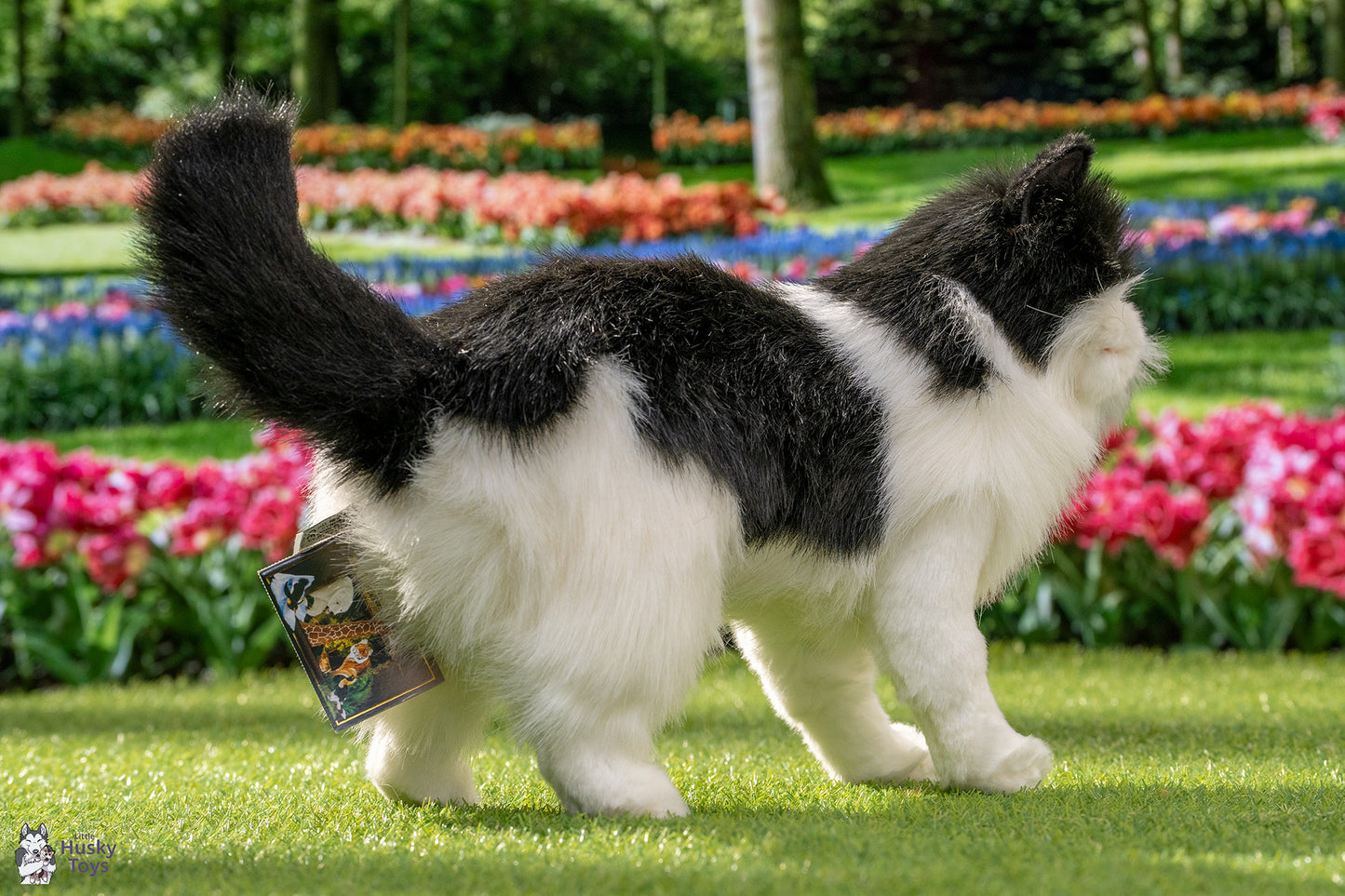 Hansa Creation Black and White Cat