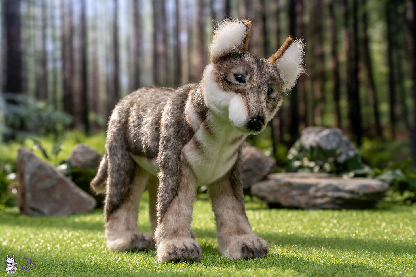 Hansa Creation Standing Wolf Pup