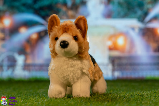 Douglas Cuddle Toys Shorty Tri-Color Corgi