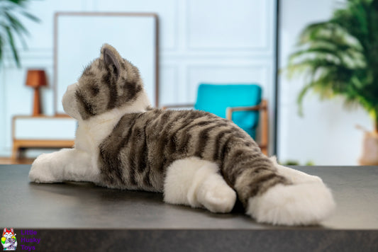 Douglas Cuddle Toys Smokey Gray Cat