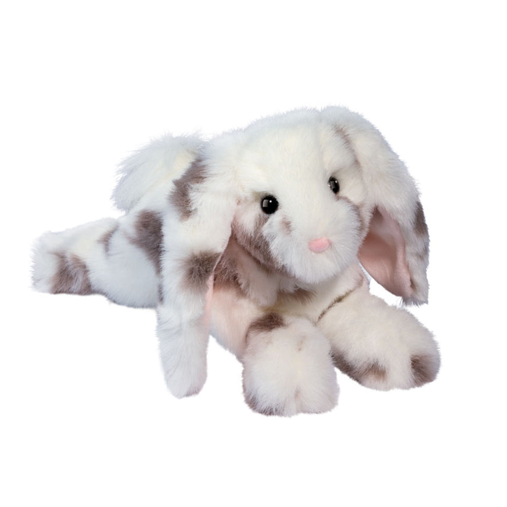 Douglas Cuddle Toys Ramsey DLux Gray Spotted Bunny