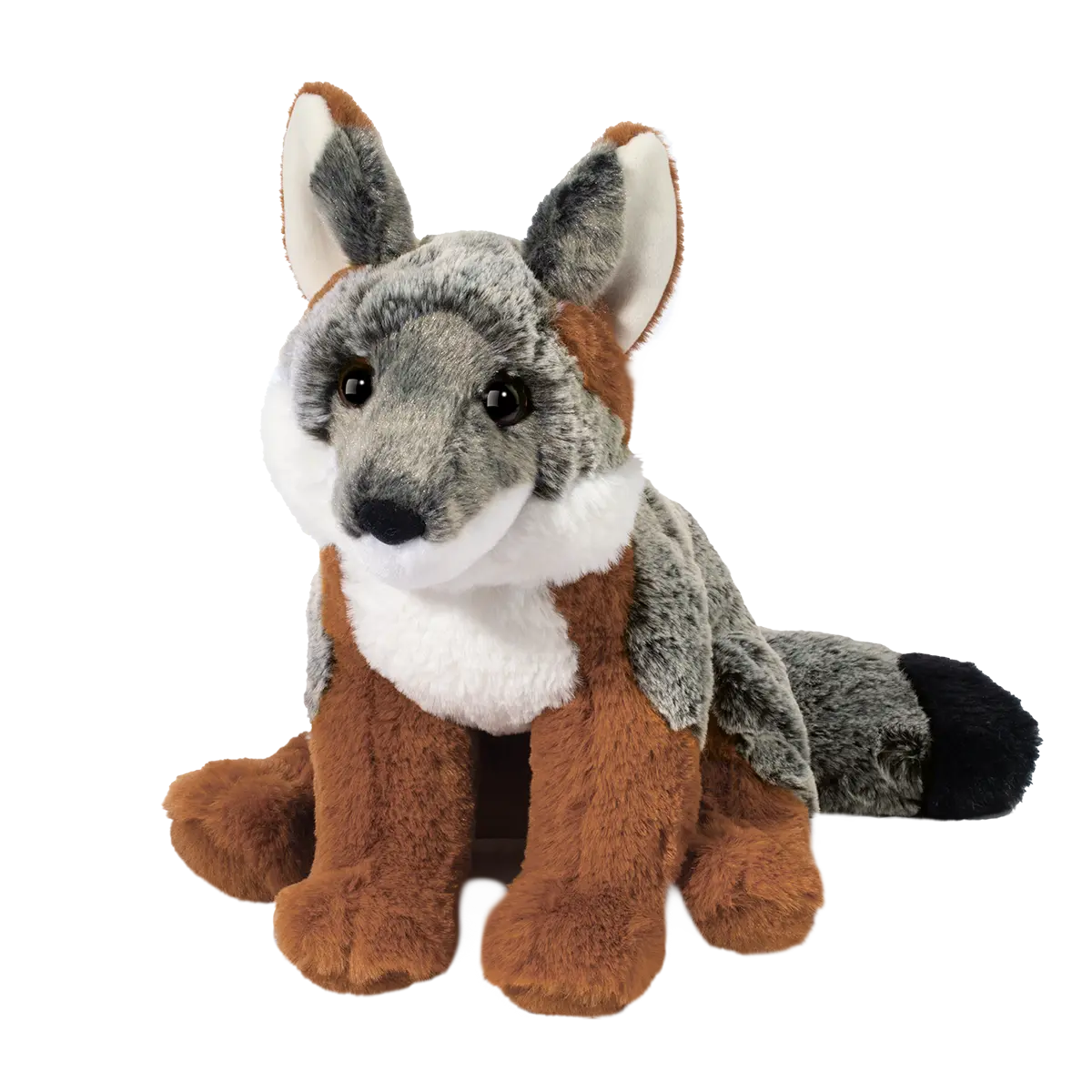 Douglas Cuddle Toys Frankie Grey Fox Soft