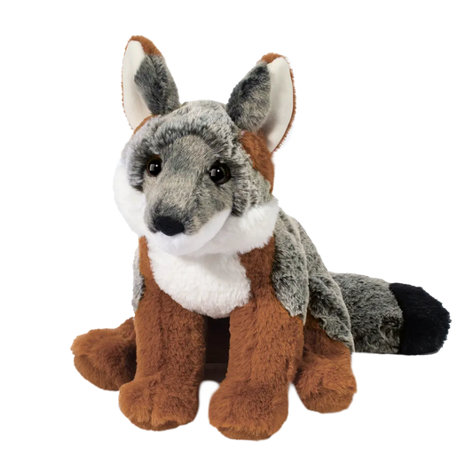 Douglas Cuddle Toys Frankie Grey Fox Soft