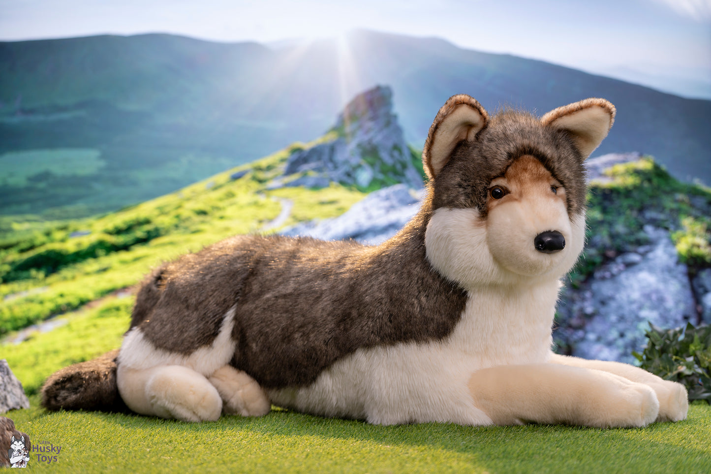 Douglas Cuddle Toys Montana Wolf