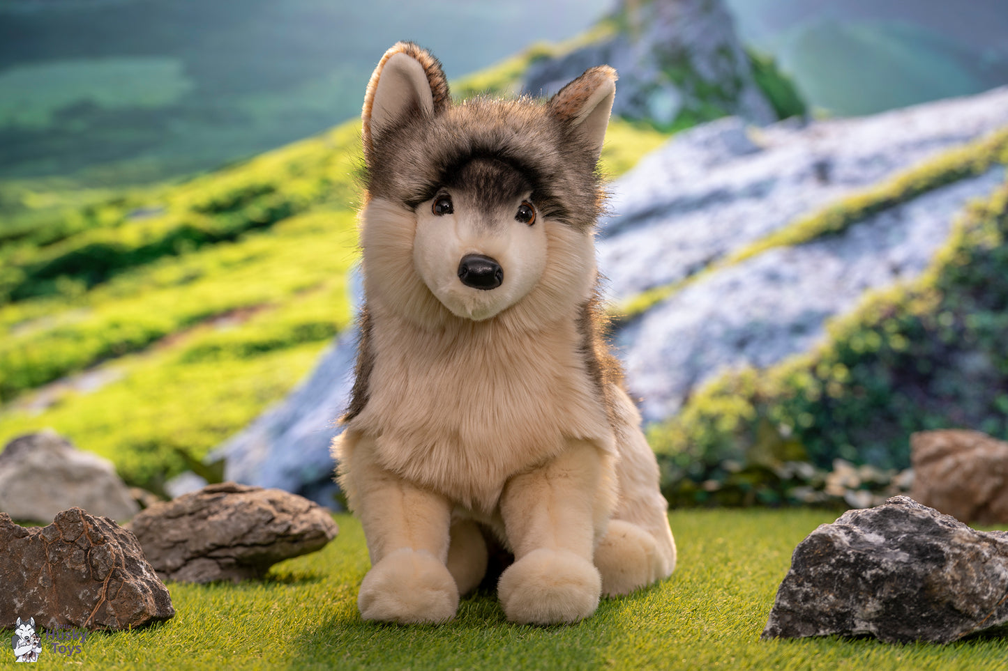 Douglas Cuddle Toys Smoke DLux Wolf