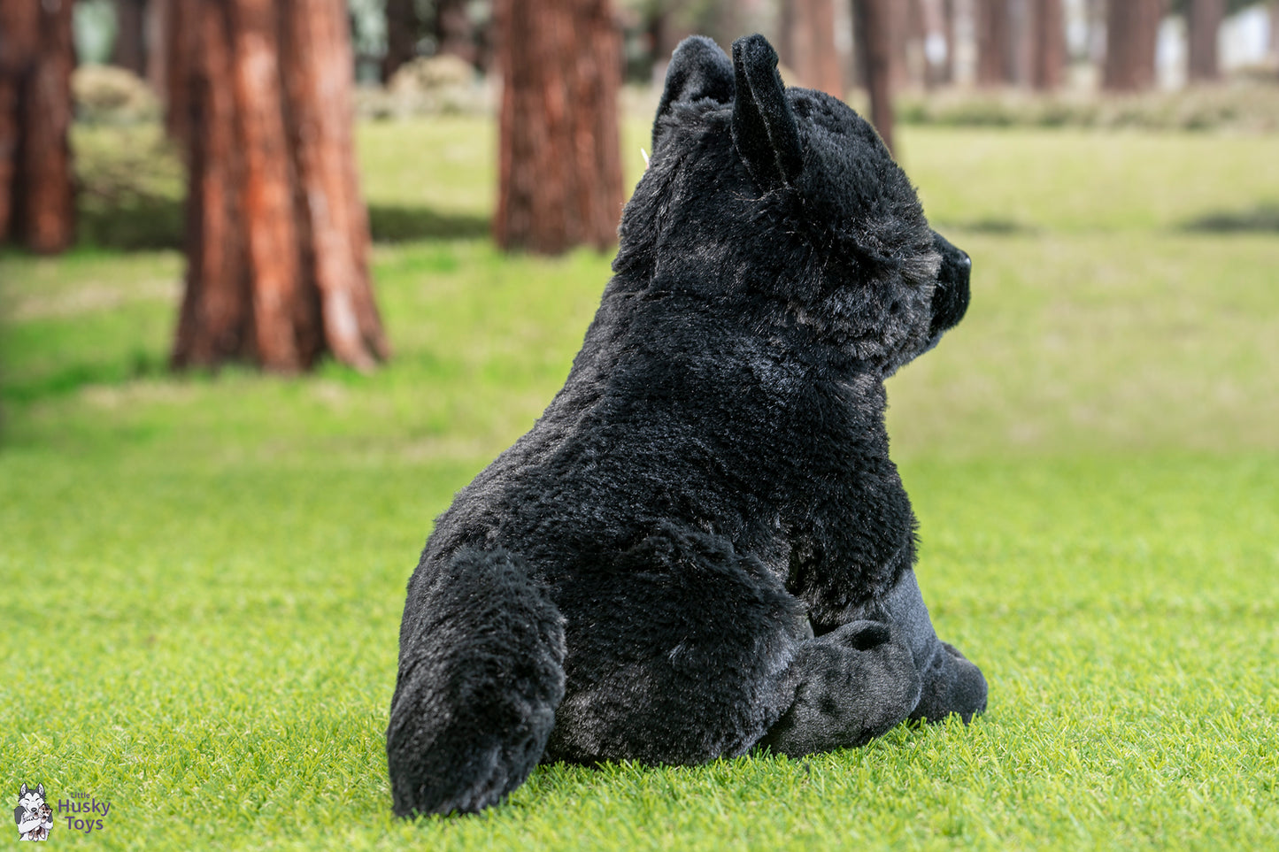 Wild Republic Cuddlekins Black Wolf