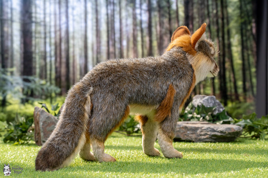 Hansa Creation Standing Gray Fox