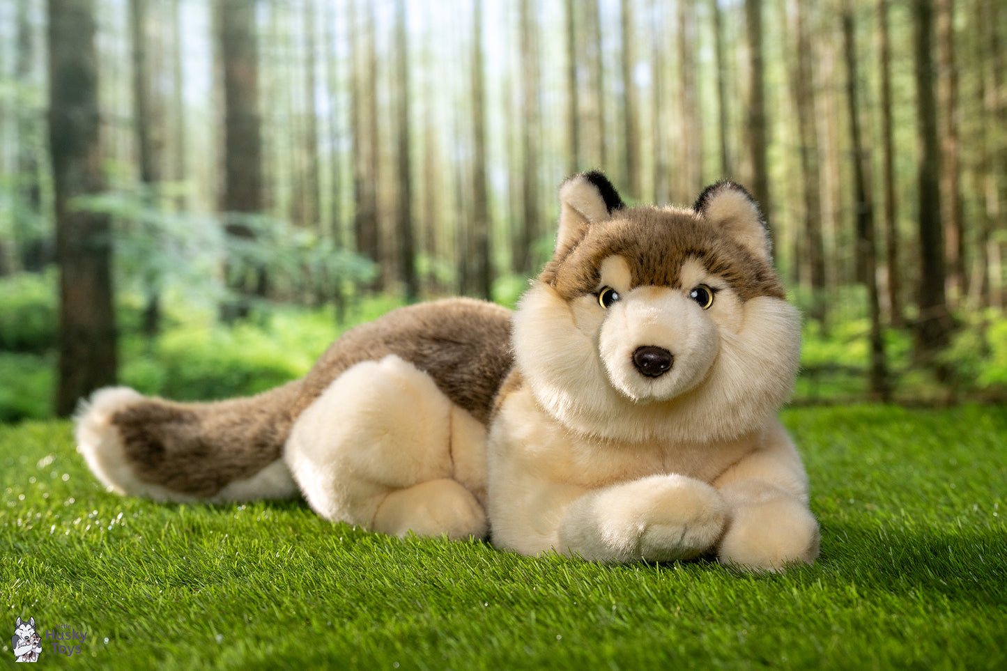 Teddy Hermann Lying Wolf