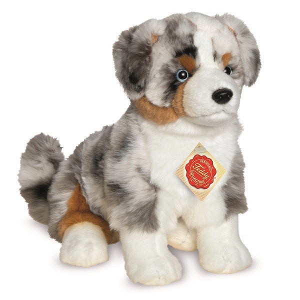 Teddy Hermann Australian Shepherd sitting 30 cm