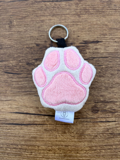 The Christmas Lady Paw Keychain