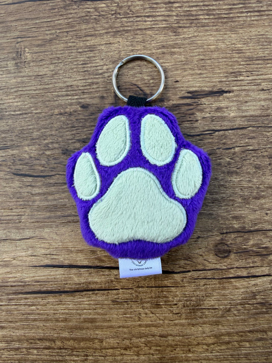 The Christmas Lady Paw Keychain