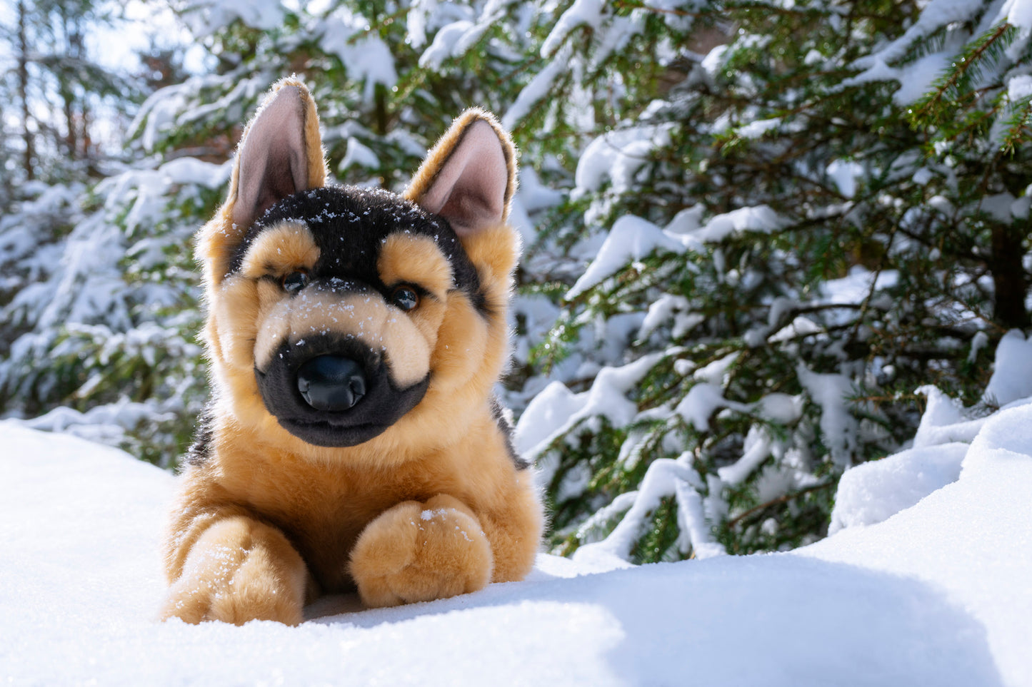 Hermann Teddy German Shepherd Lying 60cm