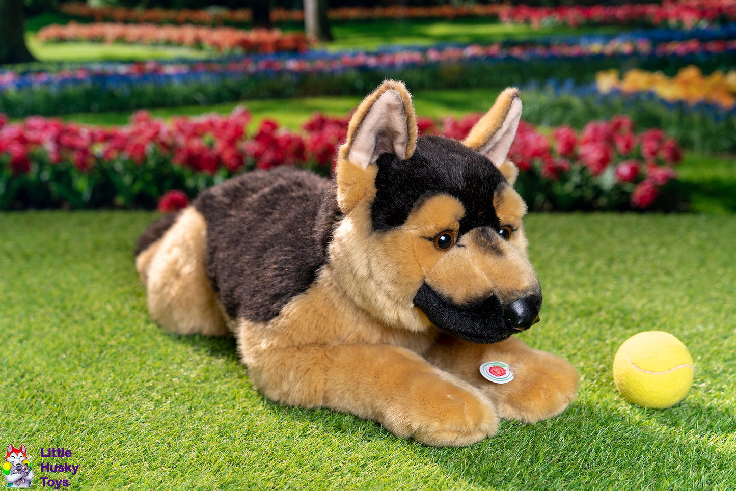 Hermann Teddy German Shepherd Lying 60cm