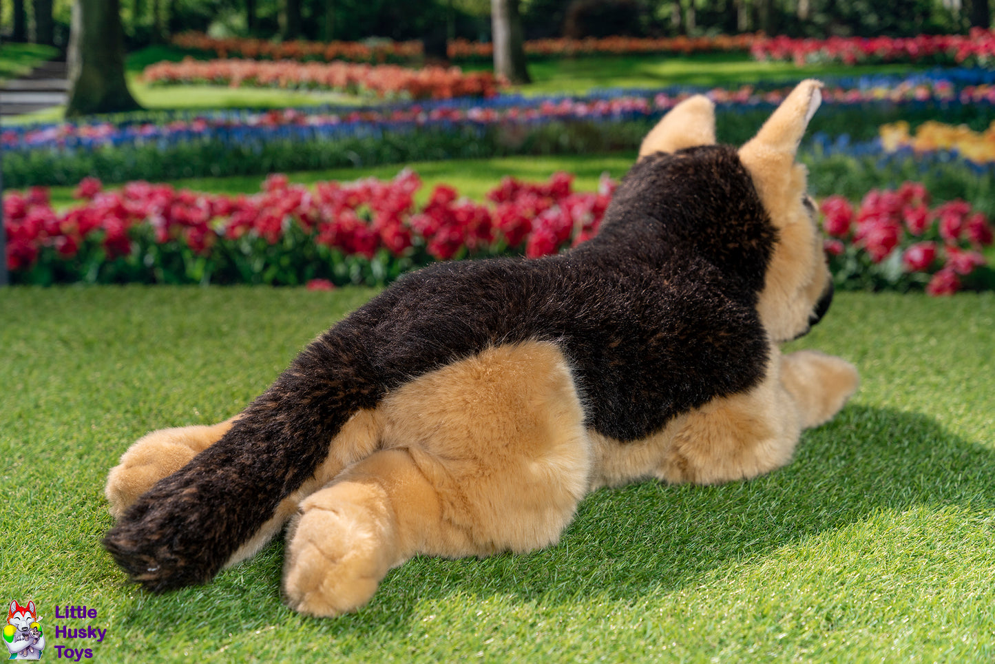Hermann Teddy German Shepherd Lying 60cm