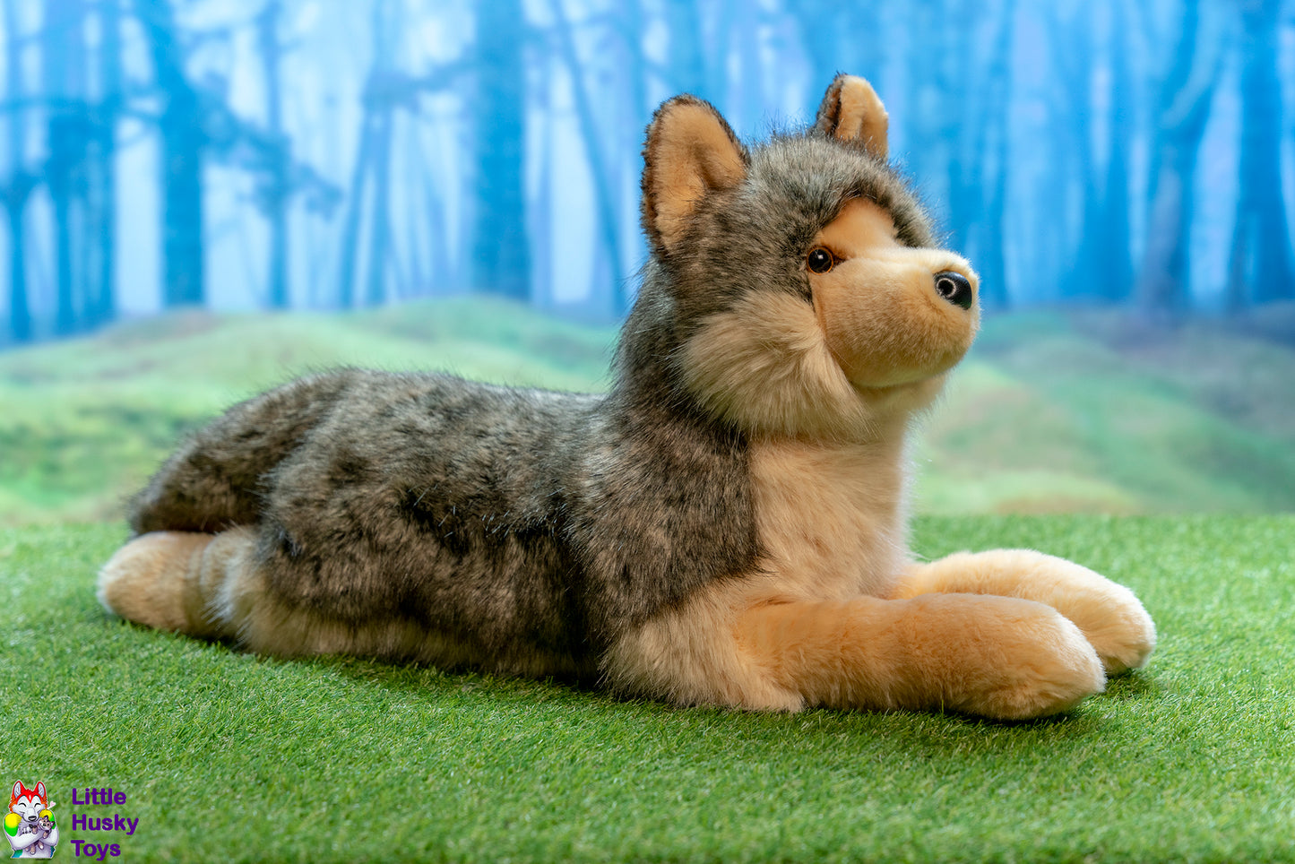 Douglas Cuddle Toys Niko DLux Wolf, Large