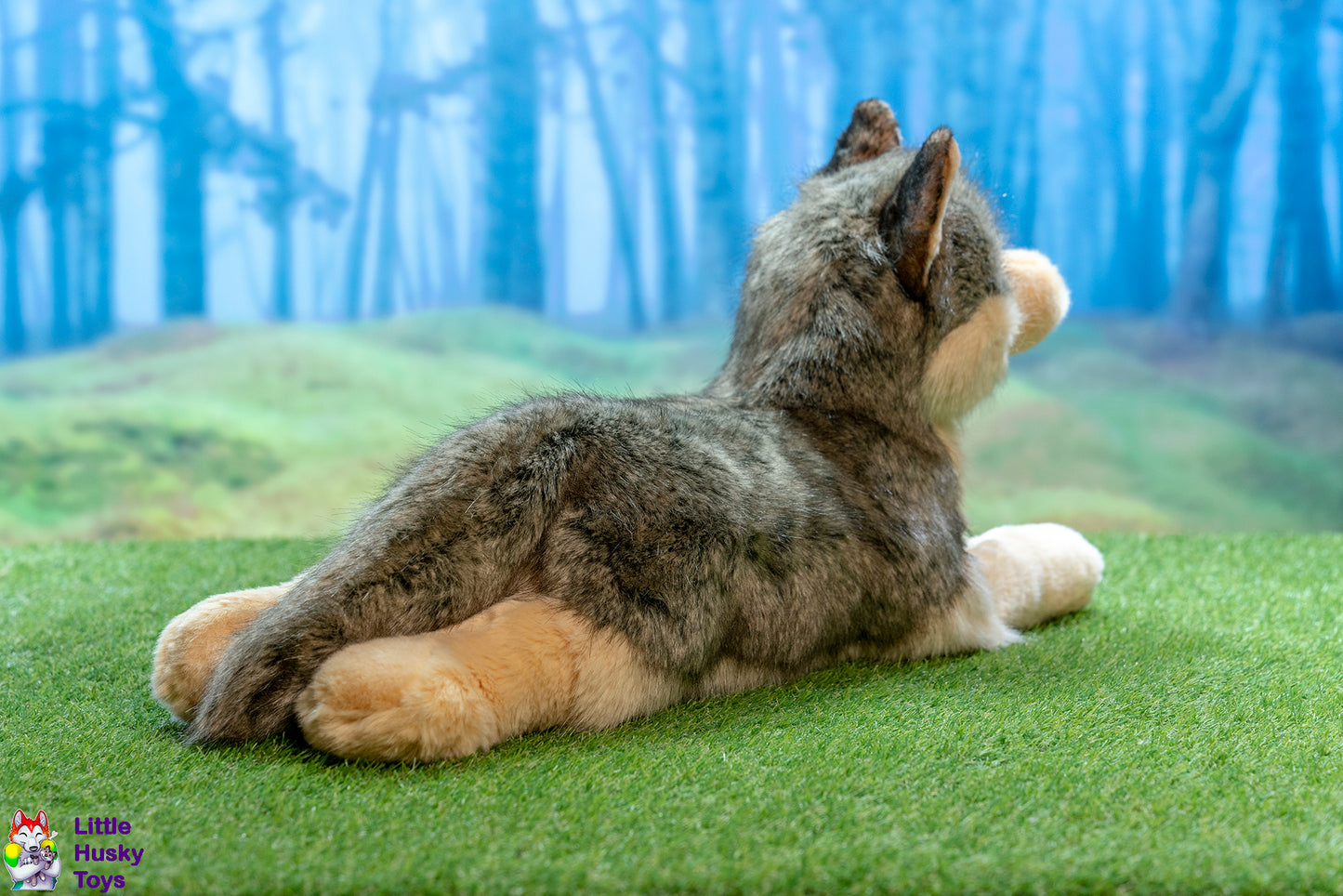 Douglas Cuddle Toys Niko DLux Wolf, Large