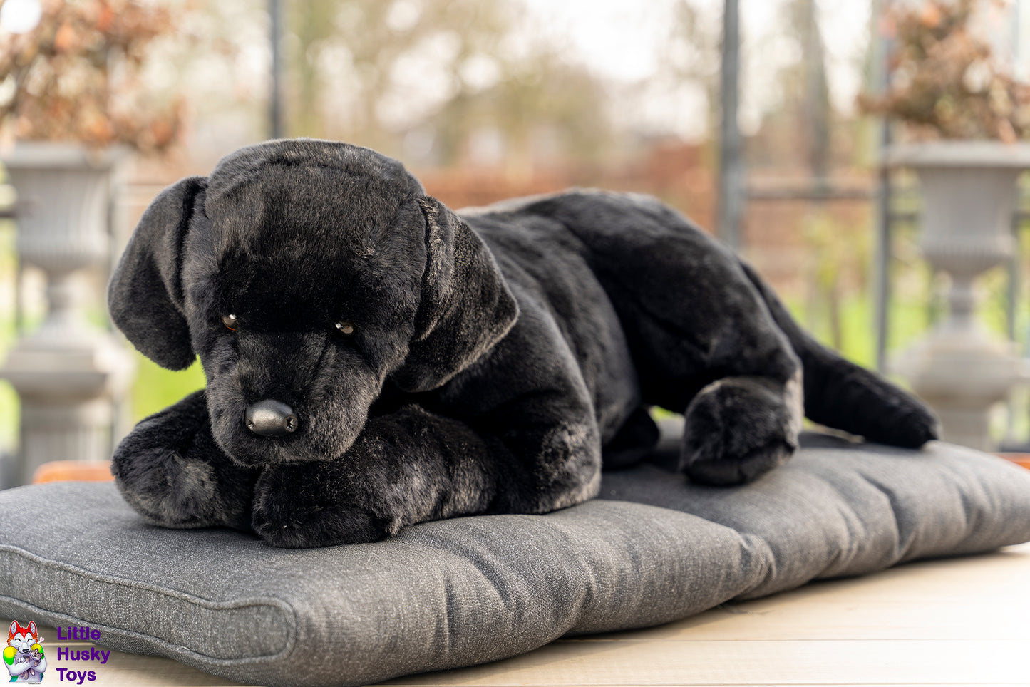 Douglas Cuddle Toys Dickens Black Lab