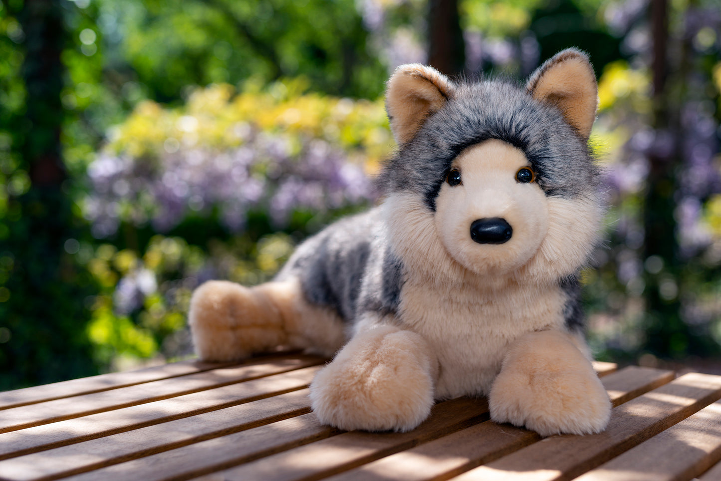 Douglas Cuddle Toys Niko DLux Wolf, Large